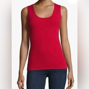 Neiman Marcus Women's Cashmere Scoop-Neck Sweater Tank Size 3X
